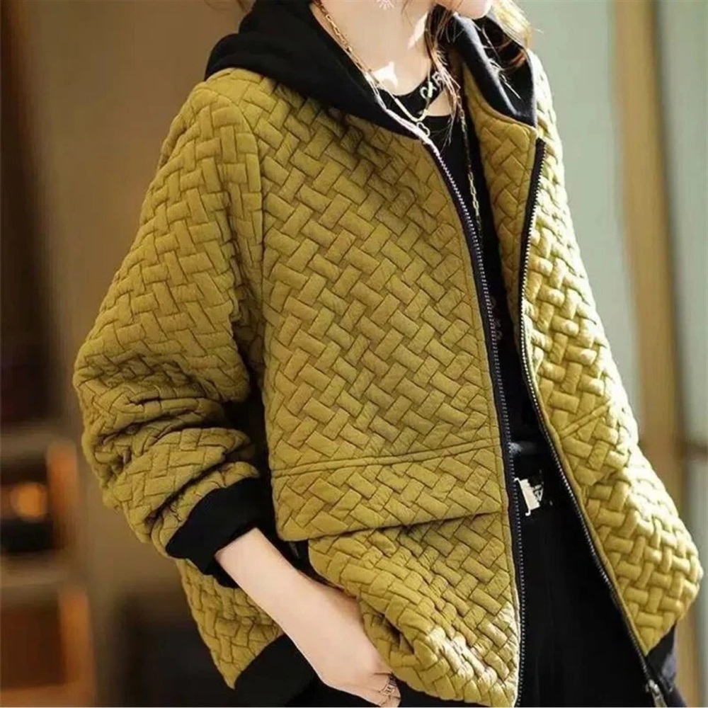 Design Women’s Hooded Full Zip Casual Jacket 3X